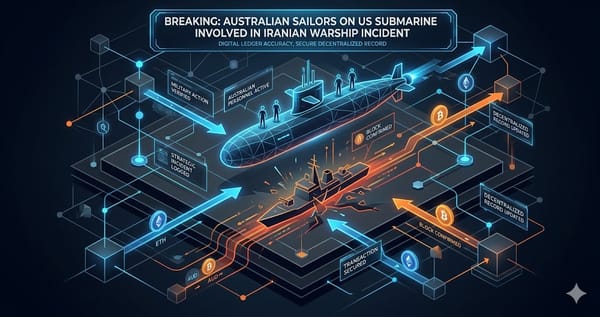 Breaking Australians serving on a US submarine which sunk an Iranian warship last week we