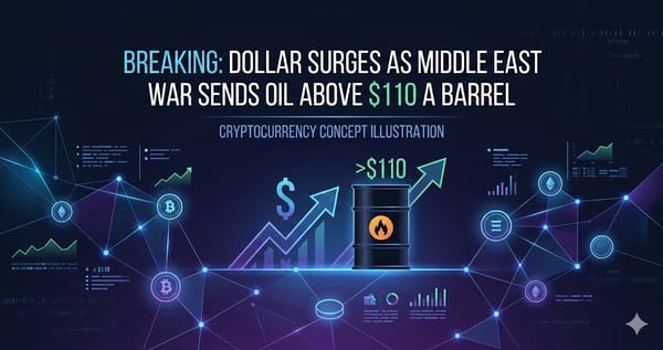 Breaking: Dollar surges as Middle East war sends oil above $110 a barrel