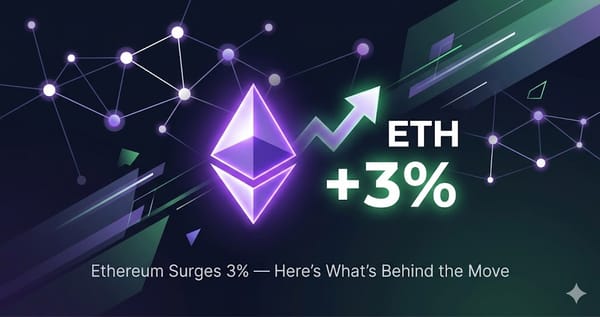 Ethereum Surges 3% Heres Whats Behind the Move