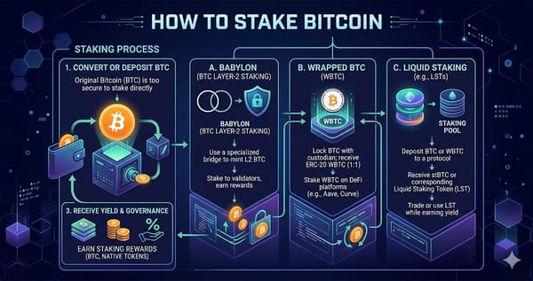 How to Stake Bitcoin in 2026: Babylon, Wrapped BTC, and Liquid Staking