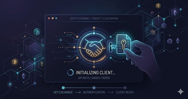 Initialize client with paper API keys