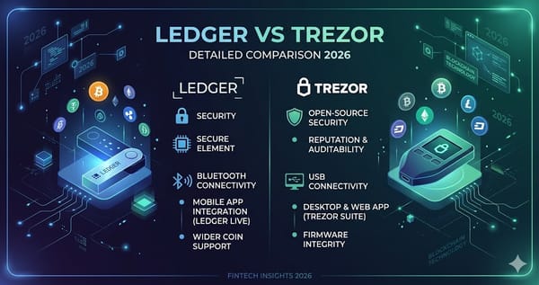 Ledger vs Trezor Detailed Comparison 2026