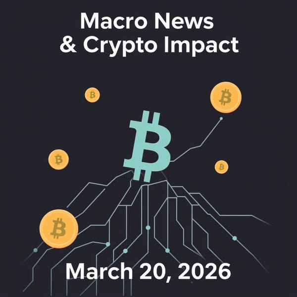 Macro News Crypto Impact March 20 2026