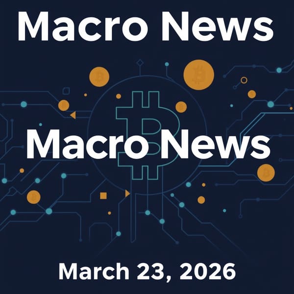 Macro News Crypto Impact March 23 2026