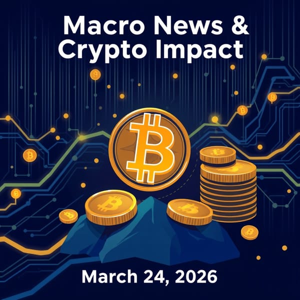 Macro News Crypto Impact March 24 2026