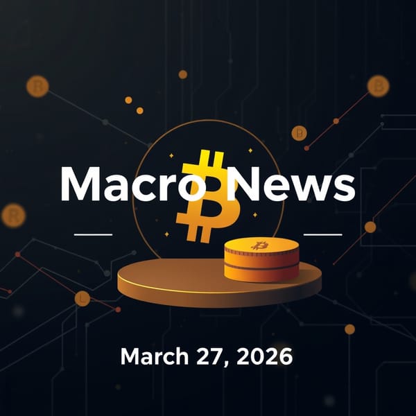 Macro News Crypto Impact March 27 2026