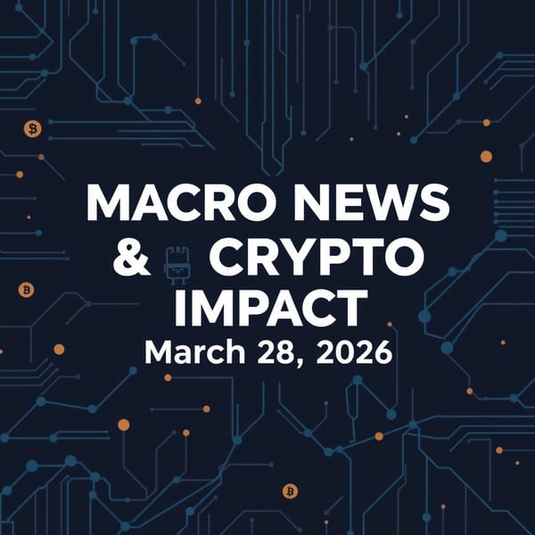 Macro News Crypto Impact March 28 2026