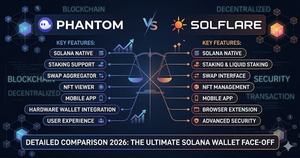 Phantom vs Solflare Detailed Comparison 2026