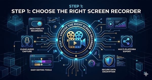 STEP 1 Choose the Right Screen Recorder