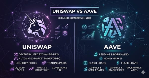 Uniswap vs Aave Detailed Comparison 2026
