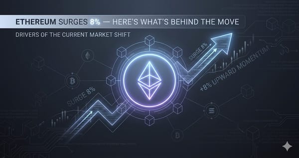 Ethereum Surges 8% Heres Whats Behind the Move