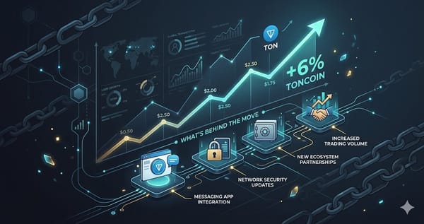 Toncoin Surges 6% Heres Whats Behind the Move