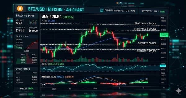 Crypto in Extreme Fear (16) — BTC at $71,598 Technical Analysis