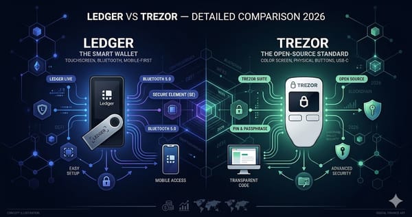 Ledger vs Trezor Detailed Comparison 2026