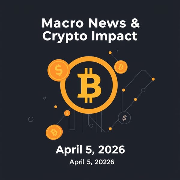 Macro News Crypto Impact April 5 2026
