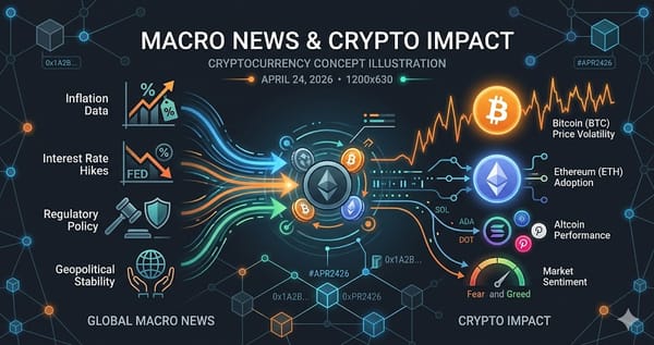 Macro News Crypto Impact April 24 2026