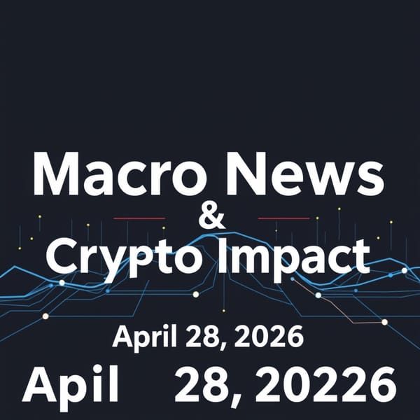 Macro News Crypto Impact April 28 2026