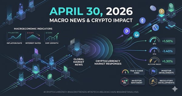 Macro News Crypto Impact April 30 2026
