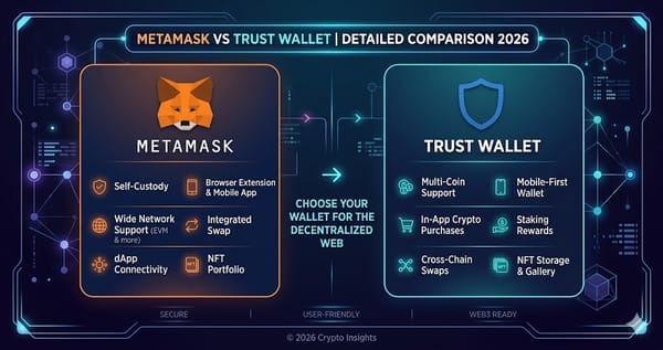 MetaMask vs Trust Wallet Detailed Comparison 2026