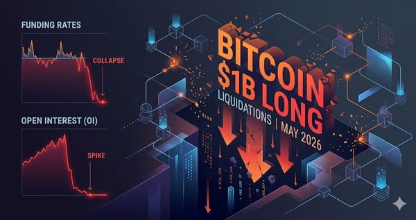 Bitcoin $1B Long Liquidations in May 2026 Funding Rates and OI Collapse Explained