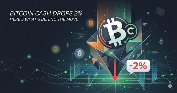 Bitcoin Cash Drops 2% Heres Whats Behind the Move