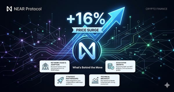NEAR Protocol Surges 16% Heres Whats Behind the Move