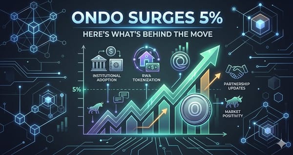 Ondo Surges 5% Heres Whats Behind the Move
