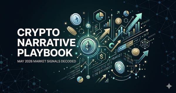 Crypto Narrative Playbook May 2026 Market Signals Decoded
