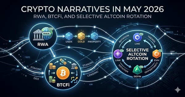 Crypto Narratives in May 2026 RWA BTCFi and Selective Altcoin Rotation