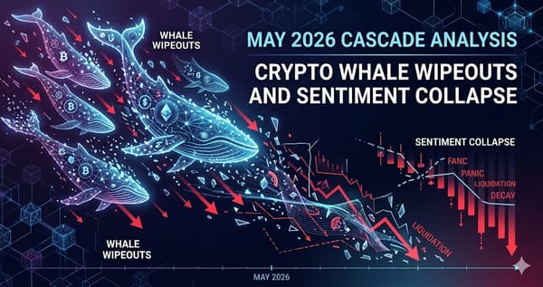 Crypto Whale Wipeouts and Sentiment Collapse May 2026 Cascade Analysis