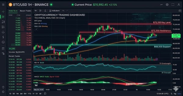BTC at $73,806 — Daily Crypto Technical Analysis (May 29, 2026)