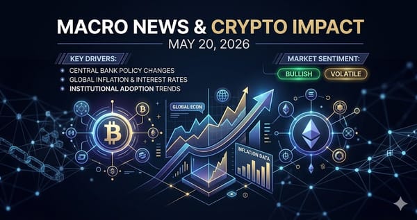 Macro News Crypto Impact May 20 2026