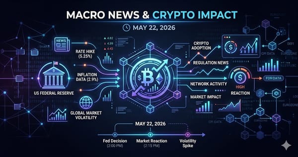 Macro News Crypto Impact May 22 2026