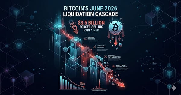 Bitcoins June 2026 Liquidation Cascade $3.5B Forced Selling Explained