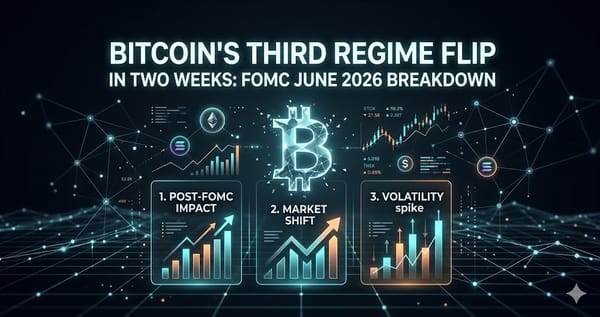 Bitcoins Third Regime Flip in Two Weeks FOMC June 2026 Breakdown