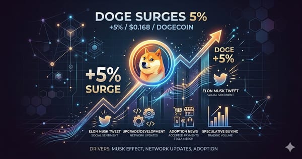 Dogecoin Surges 5% Heres Whats Behind the Move