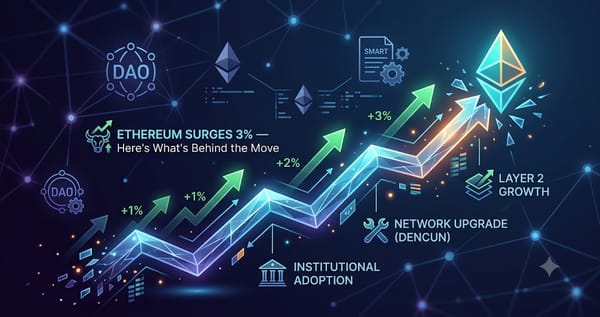 Ethereum Surges 3% Heres Whats Behind the Move