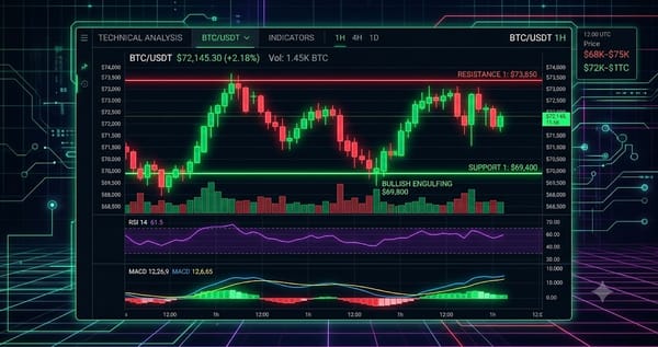 BTC at $70,034 Hits Oversold Territory (RSI 30) — TA Report