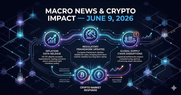 Macro News Crypto Impact June 9 2026