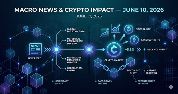 Macro News Crypto Impact June 10 2026