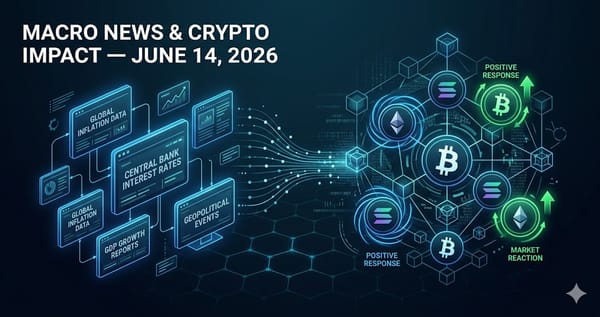 Macro News Crypto Impact June 14 2026