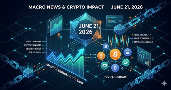 Macro News Crypto Impact June 21 2026