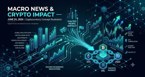 Macro News Crypto Impact June 25 2026