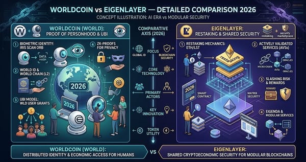 Worldcoin vs EigenLayer Detailed Comparison 2026