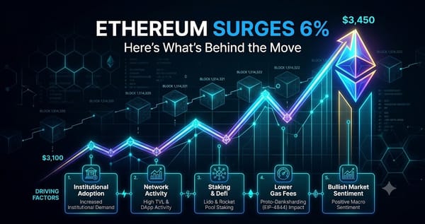 Ethereum Surges 6% Heres Whats Behind the Move
