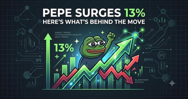 Pepe Surges 13% Heres Whats Behind the Move
