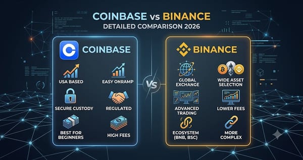 Coinbase vs Binance Detailed Comparison 2026