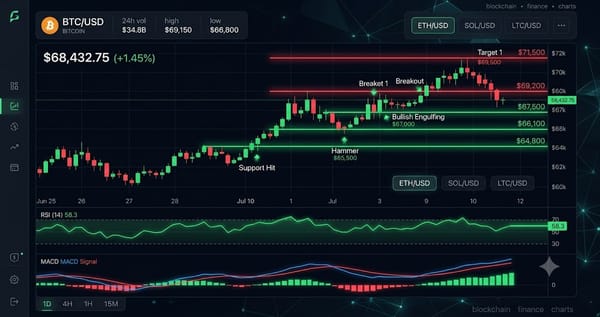 BTC at $64,212 — Daily Crypto Technical Analysis (July 11, 2026)