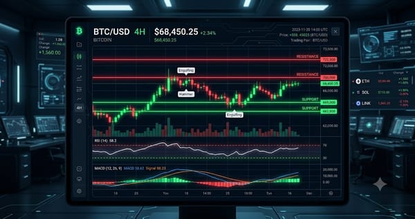 BTC at $65,905 — Daily Crypto Technical Analysis (July 22, 2026)