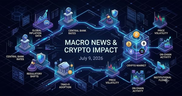 Macro News Crypto Impact July 9 2026